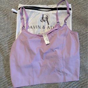 Davin & Adley Amelia Pumping and Nursing Crop Cami - L